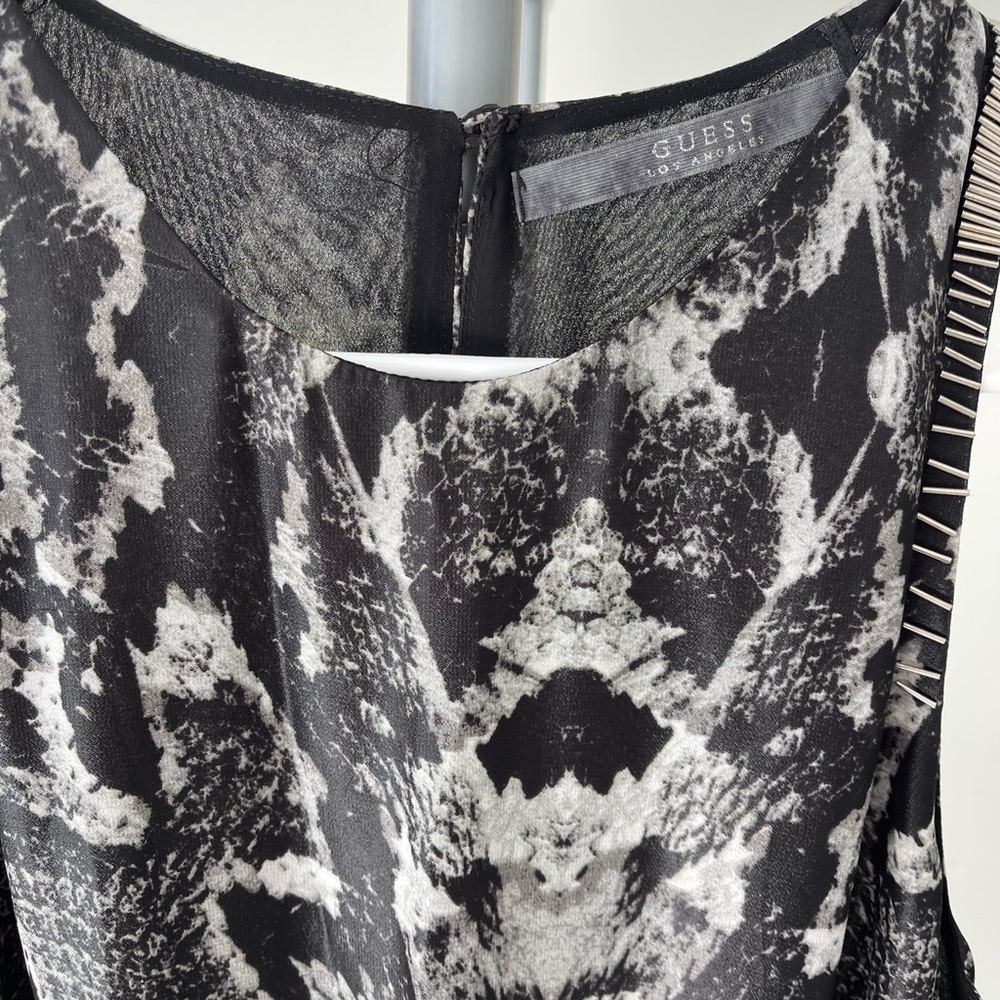 Guess Monochrome Snake Print jumpsuit